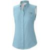Columbia Women’s PFG Tamiami Sleeveless Shirt(Clear Blue)