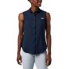 Columbia Women’s PFG Tamiami Sleeveless Shirt(Collegiate Navy)