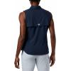 Columbia Women’s PFG Tamiami Sleeveless Shirt(Collegiate Navy)