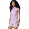 Columbia Women’s PFG Tamiami Sleeveless Shirt(Hydrangea)