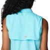Columbia Women’s PFG Tamiami Sleeveless Shirt(Opal Blue)