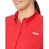 Columbia Women’s PFG Tamiami Sleeveless Shirt(Red)