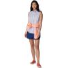 Columbia Women’s PFG Tamiami Sleeveless Shirt(Snowdrift)
