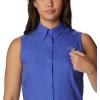 Columbia Women’s PFG Tamiami Sleeveless Shirt(Violet Sea)
