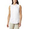 Columbia Women’s PFG Tamiami Sleeveless Shirt(White)