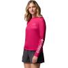 Columbia Women’s PFG Tidal Tee Original Chill Long Sleeve(Guava Pink/Original Chill)