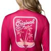 Columbia Women’s PFG Tidal Tee Original Chill Long Sleeve(Guava Pink/Original Chill)