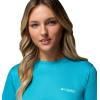 Columbia Women’s PFG Tidal Tee Original Chill Long Sleeve(Ocean Teal/Original Chill)