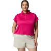 Columbia Women’s PFG Tidal Tee Short Sleeve Polo(Guava Pink)