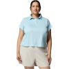 Columbia Women’s PFG Tidal Tee Short Sleeve Polo(Marine Light)
