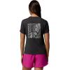 Columbia Women’s Parsons Point Back Graphic Tee(Black Heather/Floral Fun)