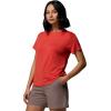 Columbia Women’s Parsons Point Back Graphic Tee(Poppy Red Heather/Floral Fun)