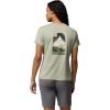 Columbia Women’s Parsons Point Back Graphic Tee(Safari Heather/Cozy Coastline)