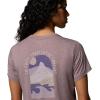Columbia Women’s Parsons Point Back Graphic Tee(Shale Purple Heather/Cozy Coastline)