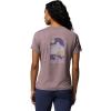 Columbia Women’s Parsons Point Back Graphic Tee(Shale Purple Heather/Cozy Coastline)