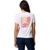 Columbia Women’s Parsons Point Back Graphic Tee(White/Floral Fun)