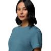 Columbia Women’s Parsons Point Short Sleeve Logo Tee(Everblue Heather)
