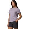 Columbia Women’s Parsons Point Short Sleeve Logo Tee(Lavender Pearl Heather)