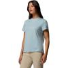Columbia Women’s Parsons Point Short Sleeve Logo Tee(Marine Light Heather)