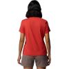 Columbia Women’s Parsons Point Short Sleeve Logo Tee(Poppy Red Heather)