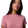 Columbia Women’s Parsons Point Short Sleeve Logo Tee(Rosette Heather)