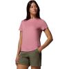 Columbia Women’s Parsons Point Short Sleeve Logo Tee(Rosette Heather)