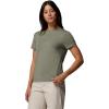 Columbia Women’s Parsons Point Short Sleeve Logo Tee(Stone Green Heather)