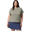 Columbia Women’s Parsons Point Short Sleeve Logo Tee(Stone Green Heather)