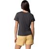Columbia Womens Parsons Point Short Sleeve Scoop Tee(Black Heather/Canopy View)