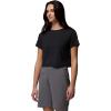 Columbia Womens Parsons Point Short Sleeve Tee(Black)