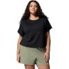 Columbia Womens Parsons Point Short Sleeve Tee(Black)