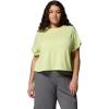 Columbia Womens Parsons Point Short Sleeve Tee(Citron Haze Heather)