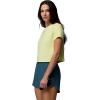 Columbia Womens Parsons Point Short Sleeve Tee(Citron Haze Heather)