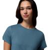 Columbia Womens Parsons Point Short Sleeve Tee(Everblue Heather)
