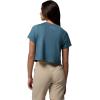 Columbia Womens Parsons Point Short Sleeve Tee(Everblue Heather)