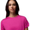 Columbia Womens Parsons Point Short Sleeve Tee(Fuchsia Heather)
