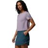 Columbia Womens Parsons Point Short Sleeve Tee(Lavender Pearl Heather)