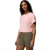 Columbia Womens Parsons Point Short Sleeve Tee(Pink Sand Heather)