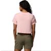 Columbia Womens Parsons Point Short Sleeve Tee(Pink Sand Heather)