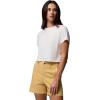 Columbia Womens Parsons Point Short Sleeve Tee(Sea Salt)
