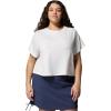Columbia Womens Parsons Point Short Sleeve Tee(Sea Salt)