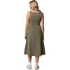 Columbia Women’s Pinetown Canyon Rib Dress(Stone Green)