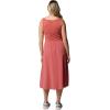 Columbia Women’s Pinetown Canyon Rib Dress(Washed Red)