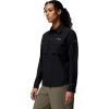 Columbia Womens Silver Ridge Elite Woven Long Sleeve(Black)
