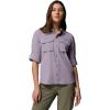 Columbia Womens Silver Ridge Elite Woven Long Sleeve(Shale Purple)