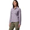 Columbia Womens Silver Ridge Elite Woven Long Sleeve(Shale Purple)