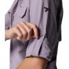 Columbia Womens Silver Ridge Elite Woven Long Sleeve(Shale Purple)