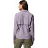 Columbia Womens Silver Ridge Elite Woven Long Sleeve(Shale Purple)
