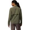 Columbia Womens Silver Ridge Elite Woven Long Sleeve(Stone Green)
