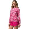 Columbia Women’s Super Tidal Tee Long Sleeve(Guava Pink/Vacay Blooms)